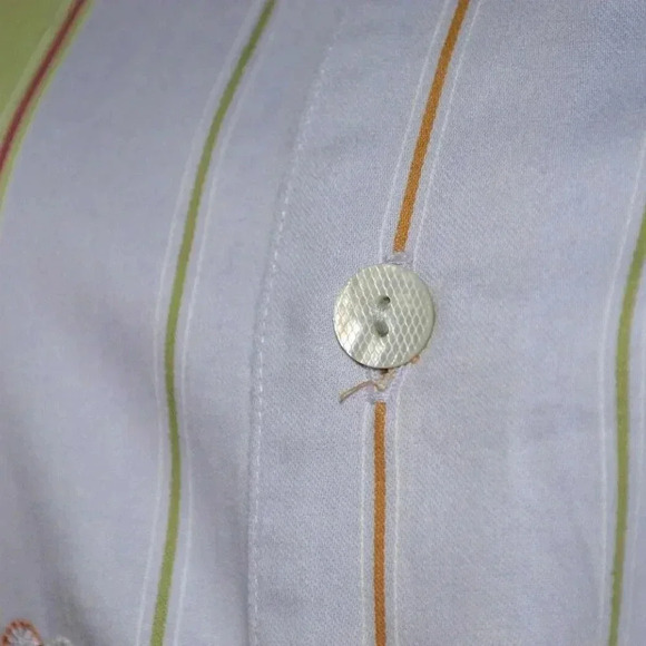 Robert Graham Pastel Multi-Color Striped Floral - Picture 6 of 8